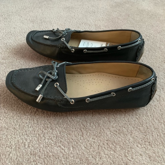 Geox leather flats/loafers/boat shoes - Picture 3 of 6